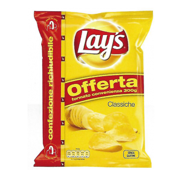 PATATINE  LAYS CLASSICHE GR300 N.12
