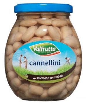 FAGIOLI CANNELLINI VALFRUTTA IN VETRO 370GR
