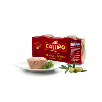 RISERVA ORO TONNO CALLIPO VETRO GR80  ALL'OLIO DI OLIVA