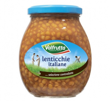 LENTICCHIE VALFRUTTA IN VETRO 370GR