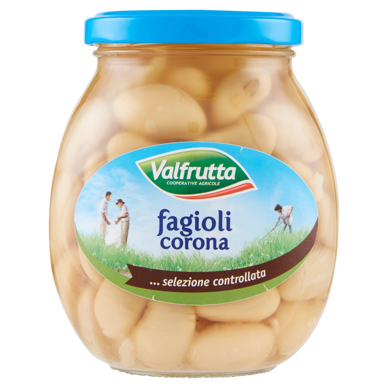 FAGIOLI CORONA VALFRUTTA IN VETRO GR370 PZ12