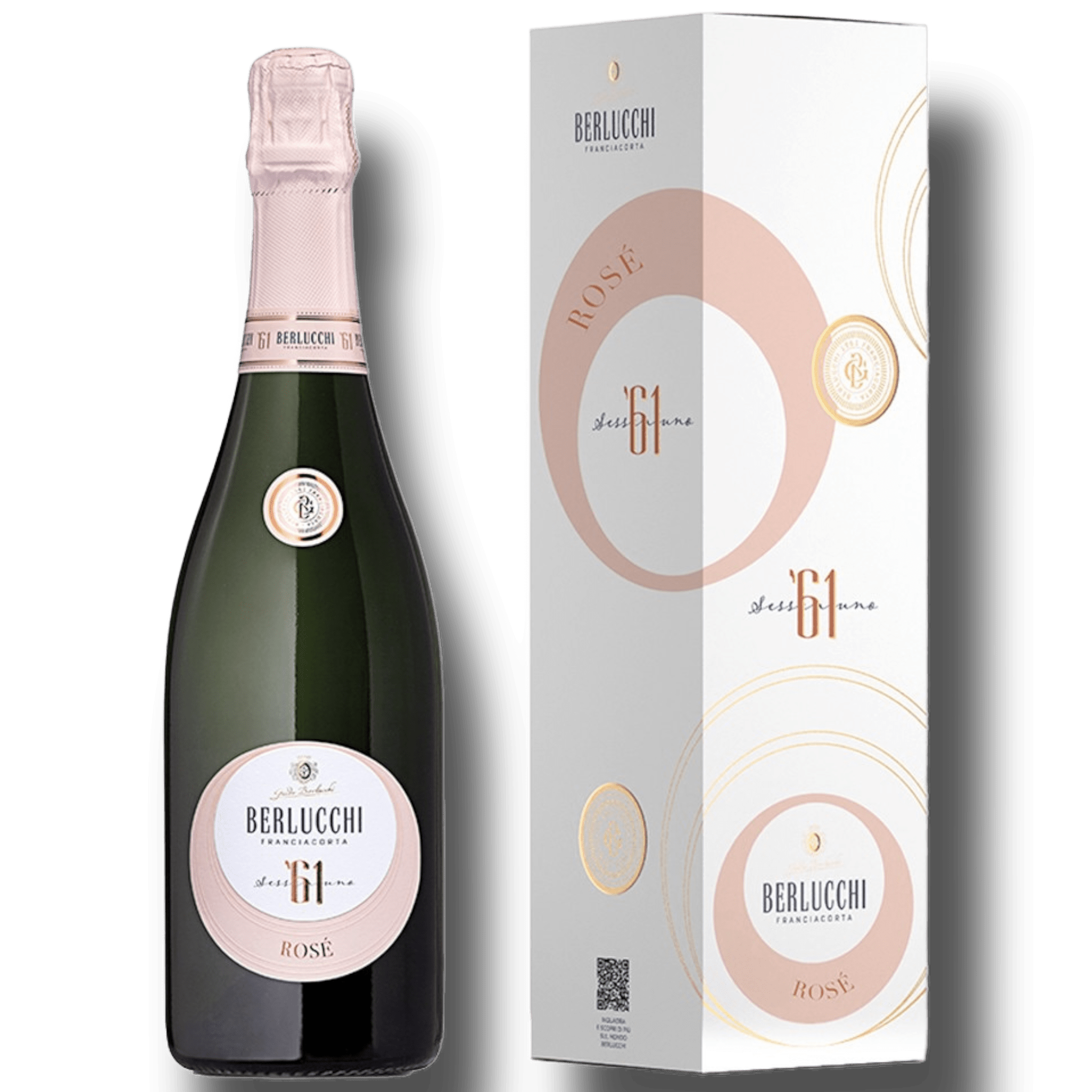 SPUM BERLUCCHI 61 ROSE' FRANCIACORTA CL75 BT1